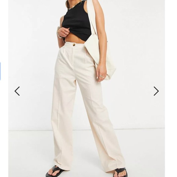 ASOS DESIGN linen pants - Picture 2 of 5